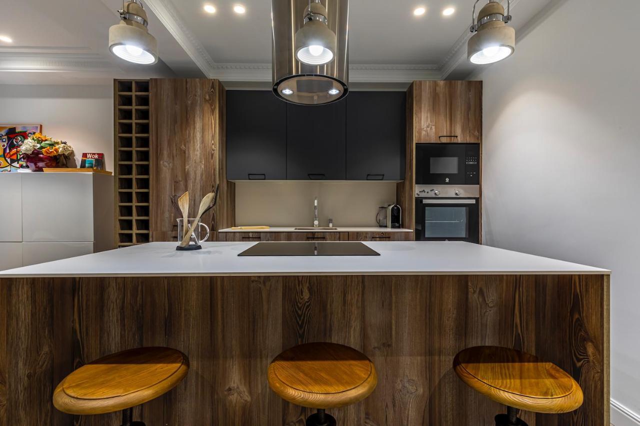 110 M2 Central Apartment In Abando Close To Guggenheim With Parking Bilbao Exterior foto