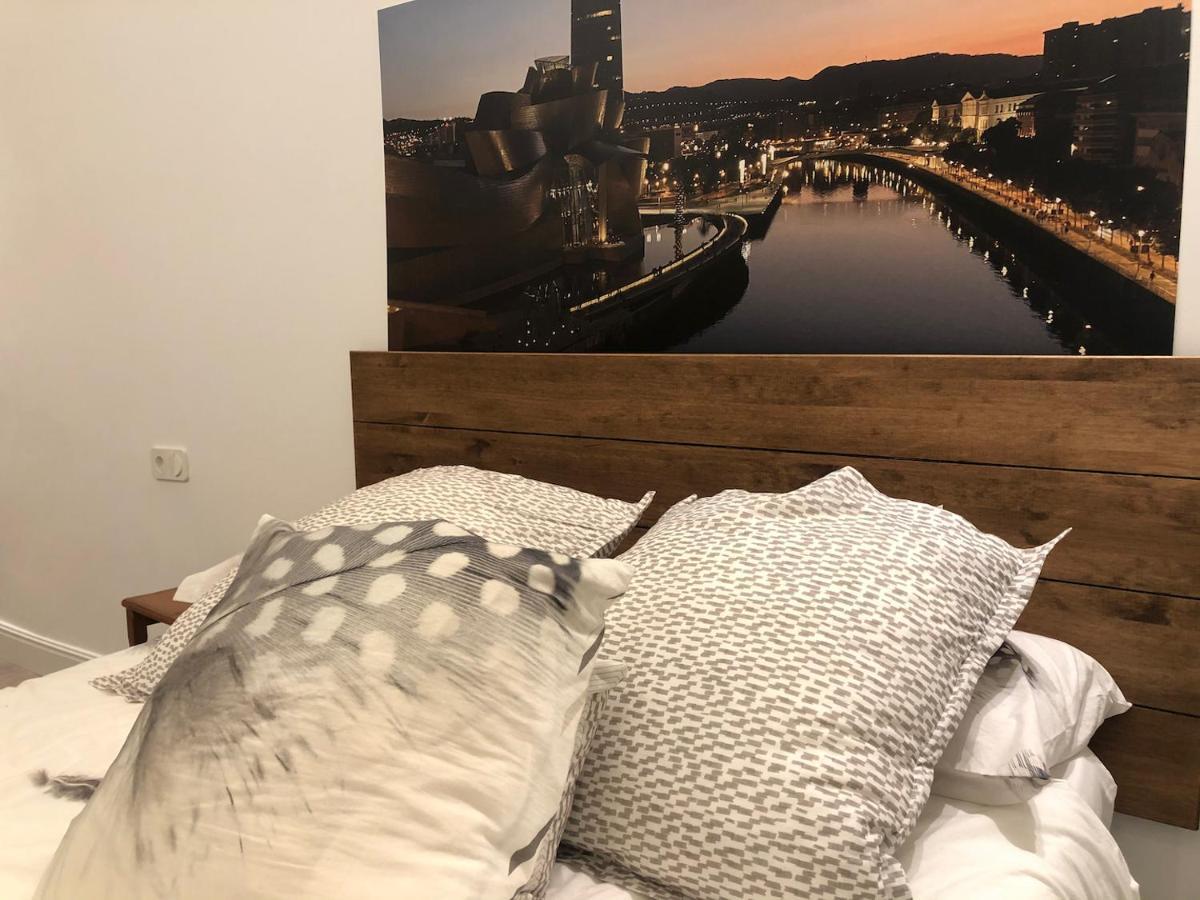 110 M2 Central Apartment In Abando Close To Guggenheim With Parking Bilbao Exterior foto