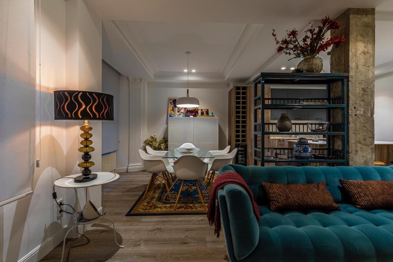 110 M2 Central Apartment In Abando Close To Guggenheim With Parking Bilbao Exterior foto