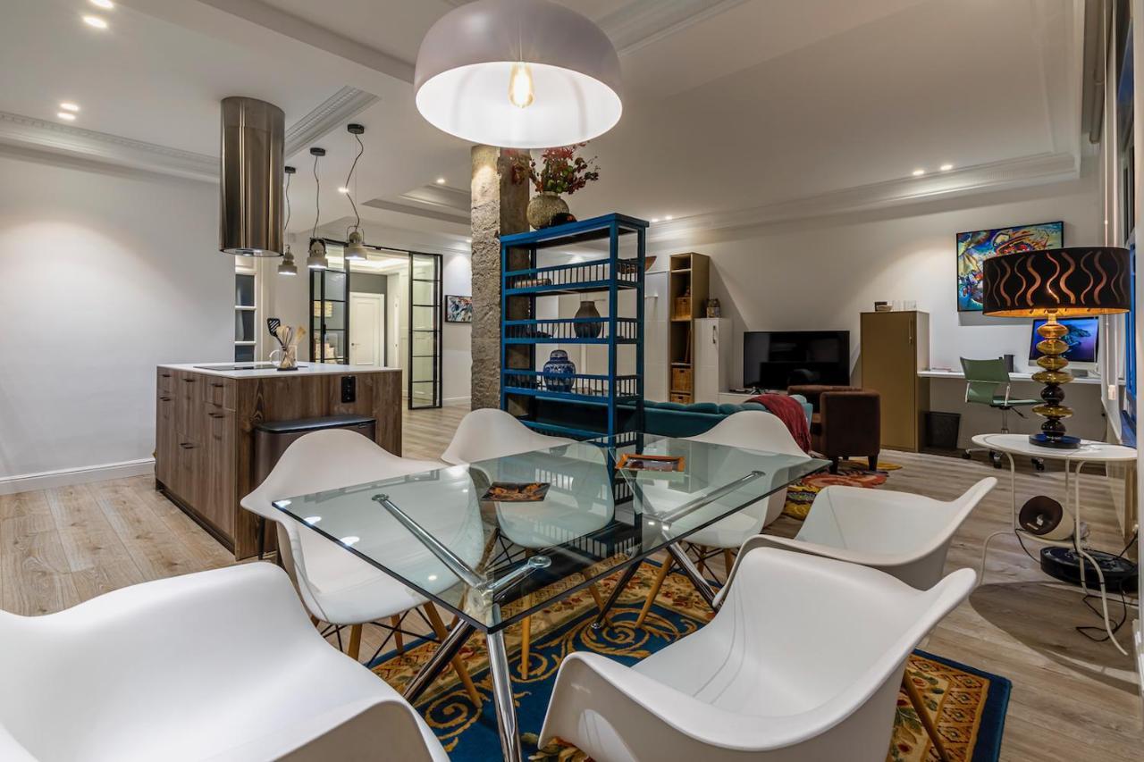 110 M2 Central Apartment In Abando Close To Guggenheim With Parking Bilbao Exterior foto