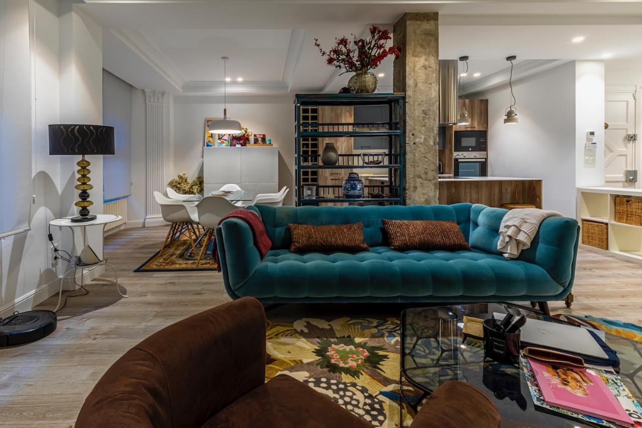 110 M2 Central Apartment In Abando Close To Guggenheim With Parking Bilbao Exterior foto